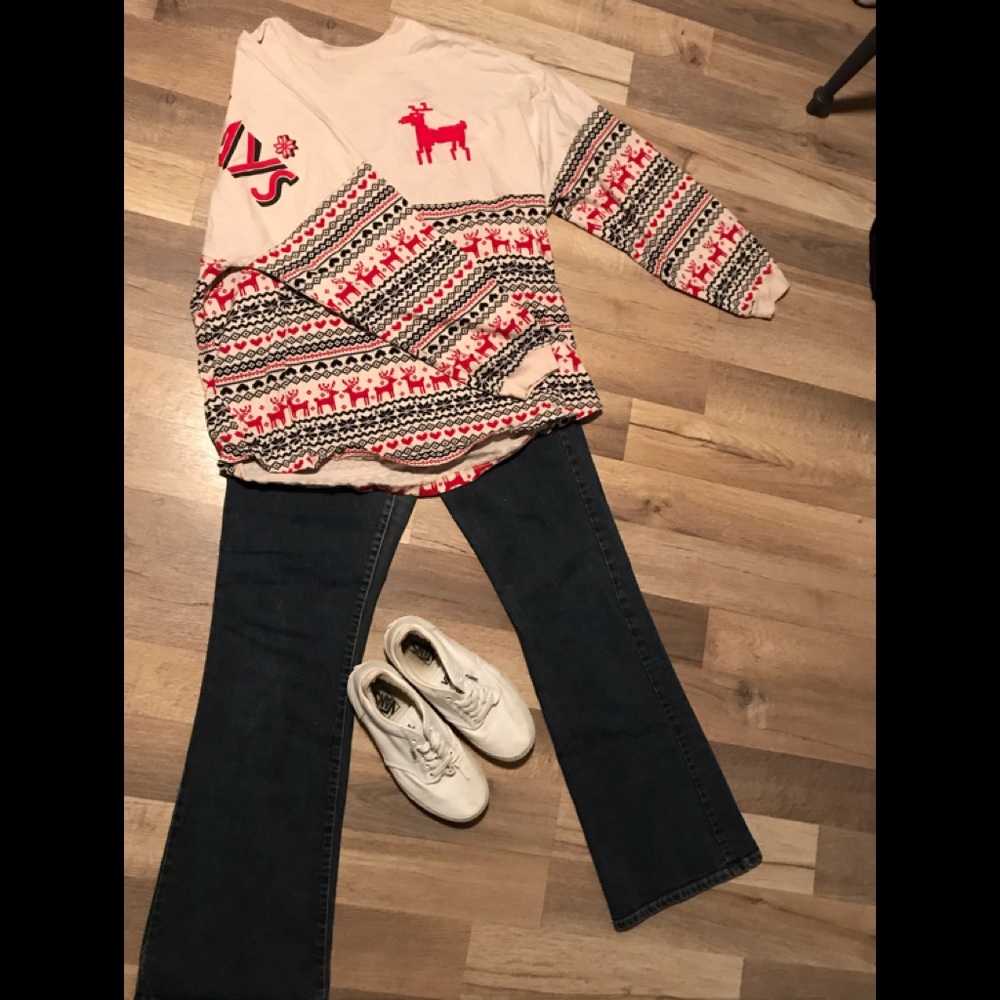 Large Long Sleeve Holiday Shirt
